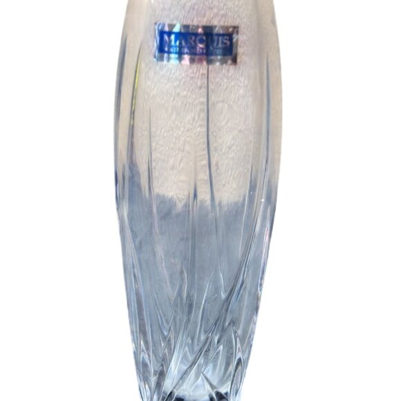 Marquis by Waterford Crystal Wyndmere Collection Flower Bud Vase Poland 7" Tall - Picture 2 of 6